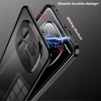 Redmi Note 14 Pro+ 5G Aluminium Metal Bumper Shield Transparent Back Case