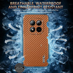 Redmi Note 15 Pro Plus 5G Gold Electroplated Carbon Fiber Texture Case