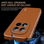 Redmi Note 15 Pro Plus 5G Gold Electroplated Carbon Fiber Texture Case