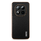 Redmi Note 15 Pro Plus 5G Gold Electroplated Carbon Fiber Texture Case