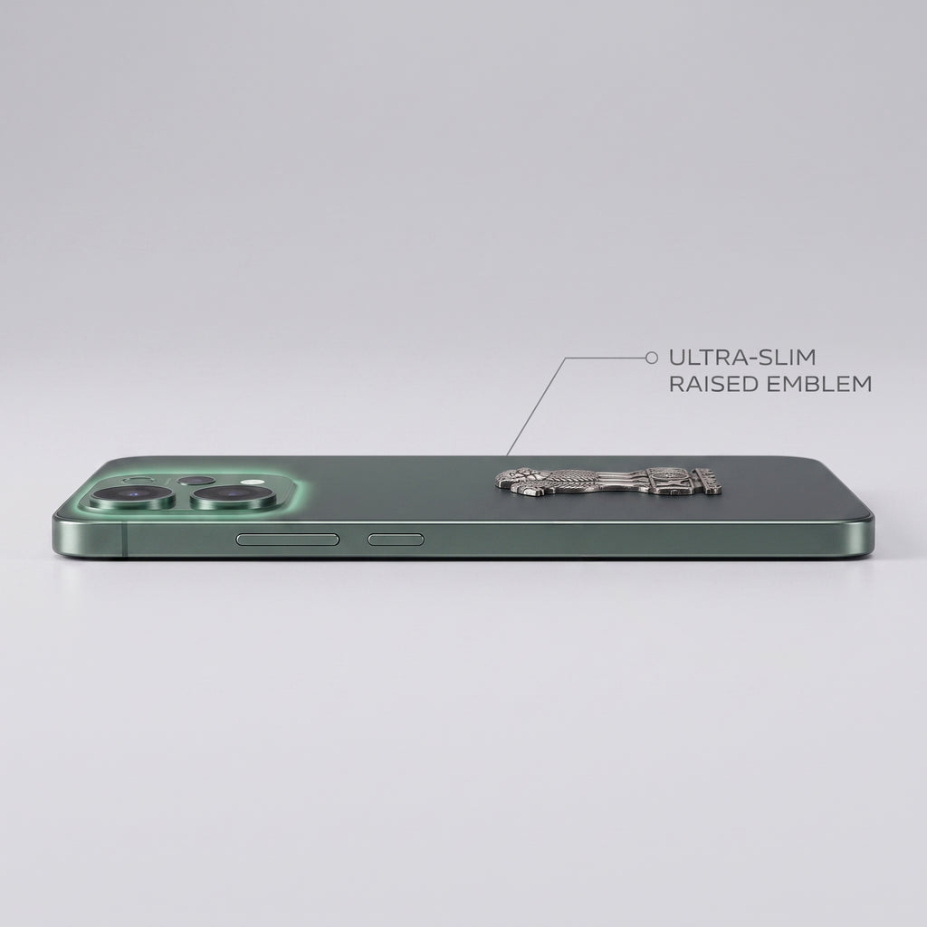 Oppo Reno 14 5G Compatible Satyamev Jayate 3D Metal Emblem Sticker