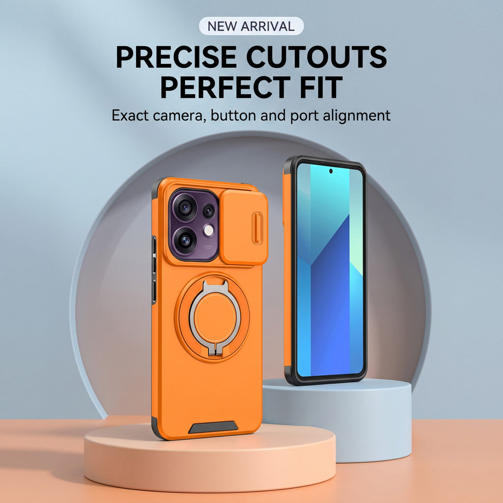 Oppo Reno 16 5G Luxury Magnetic Ring Stand Armor Case