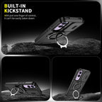 Vivo V70 FE 5G Luxury Magnetic Ring Stand Armor Case