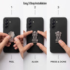 Samsung Galaxy A36 5G Compatible Satyamev Jayate 3D Metal Emblem Sticker
