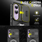 Vivo V70 FE 5G Luxury Magnetic Ring Stand Armor Case