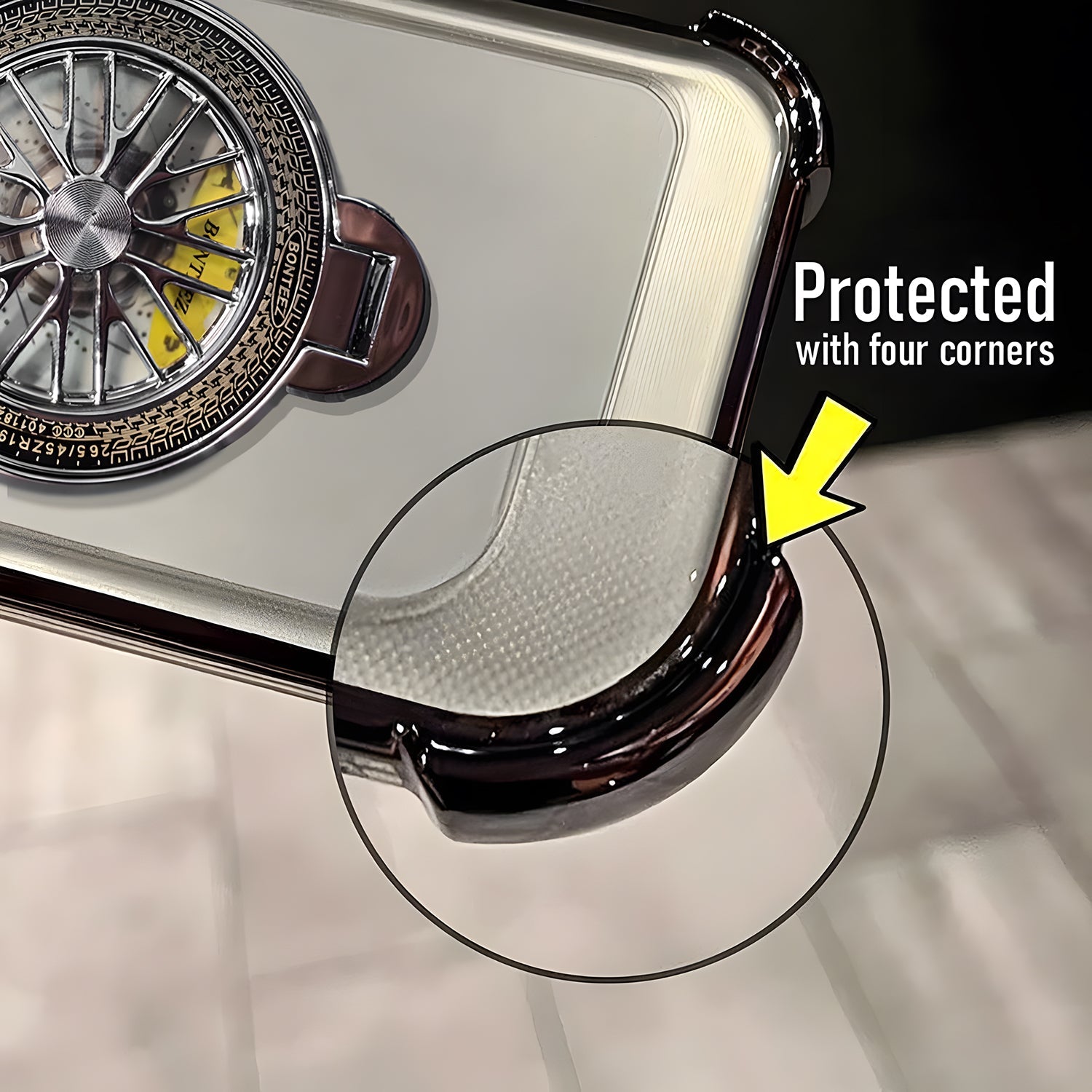 Nothing Phone 4a 5G Premium Stress Buster Wheel Rotating Shockproof Airbags Case