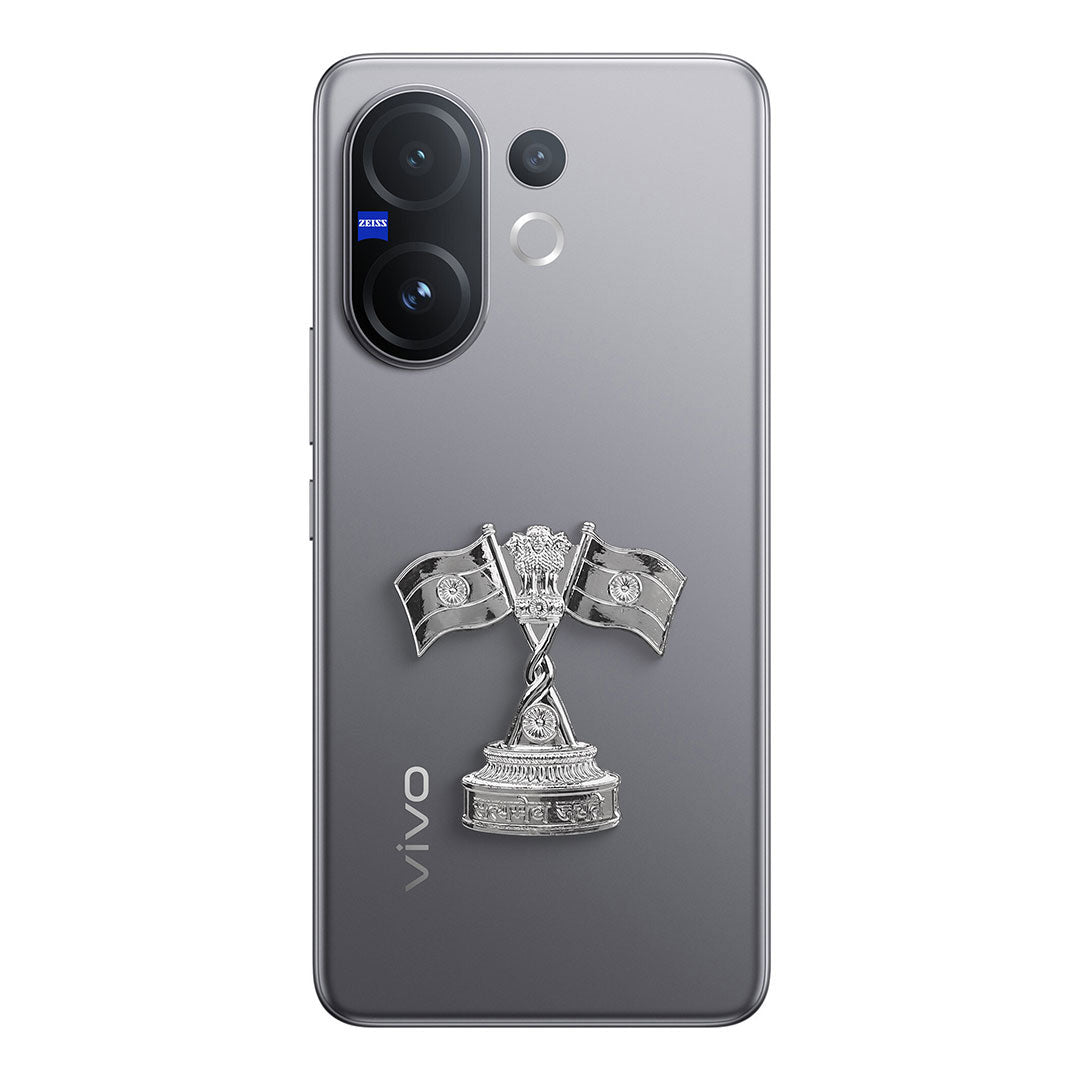 Vivo X200 FE 5G Compatible Satyamev Jayate 3D Metal Emblem Sticker