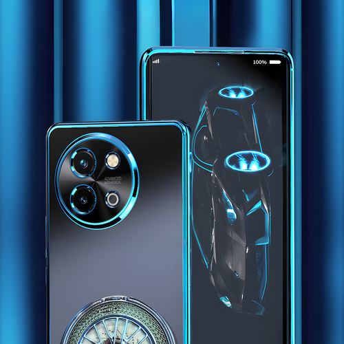 Vivo Y58 5G Ferrari Wheel Electroplating Case