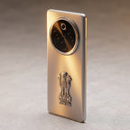 Vivo T4 5G Compatible Satyamev Jayate 3D Metal Emblem Sticker