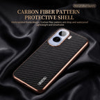 Vivo T5 Pro 5G Gold Electroplated Carbon Fiber Texture Case