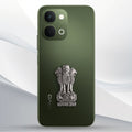 Vivo T5X 5G Compatible Satyamev Jayate 3D Metal Emblem Sticker