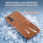 Vivo T5X 5G Gold Electroplated Carbon Fiber Texture Case