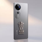 Vivo V40 Pro 5G Compatible Satyamev Jayate 3D Metal Emblem Sticker