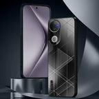 Vivo V50 5G Triangle Pattern Matte Back Shockproof Case