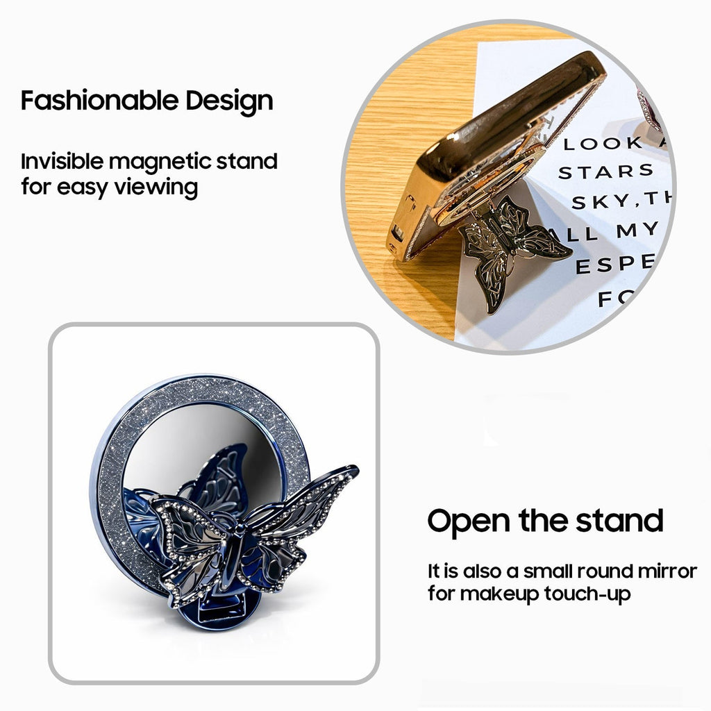 Vivo V60 5G Premium Butterfly Stand Airbags Case