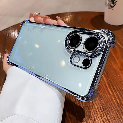 Vivo T4 Pro 5G Transparent Shockproof Case With Airbag Corners