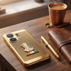 Vivo V60 5G Tri-Color Satyamev Jayate Mesh Electroplated Heat Dissipation Case
