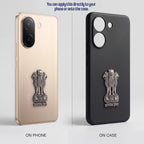 Vivo V60e 5G Compatible Satyamev Jayate 3D Metal Emblem Sticker