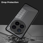 Vivo X200 Pro 5G Aluminium Metal Bumper Shield Transparent Back Case