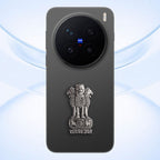 Vivo X200 Pro 5G Compatible Satyamev Jayate 3D Metal Emblem Sticker