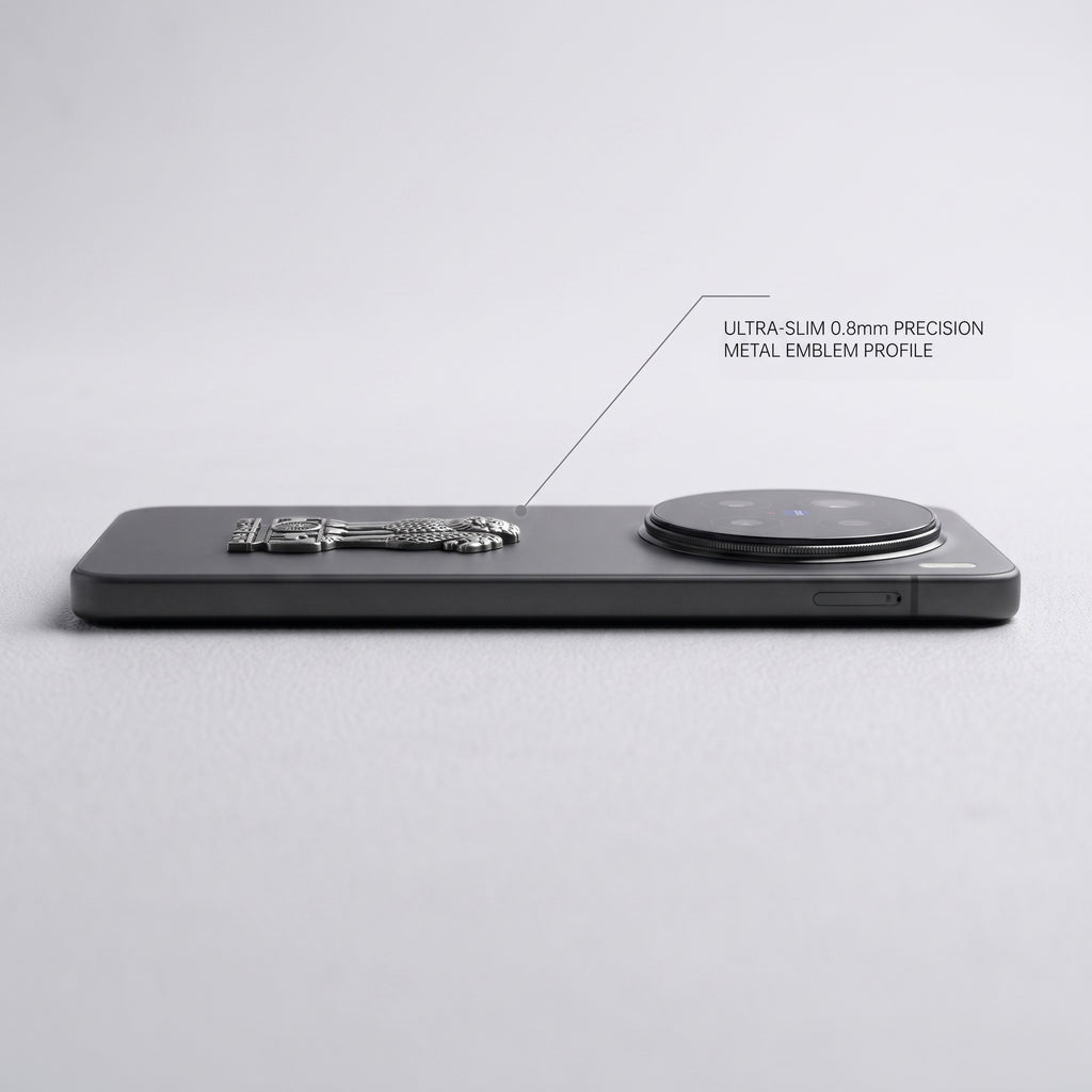 Vivo X200 Pro 5G Compatible Satyamev Jayate 3D Metal Emblem Sticker