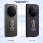 Vivo X200 Pro 5G Compatible Satyamev Jayate 3D Metal Emblem Sticker