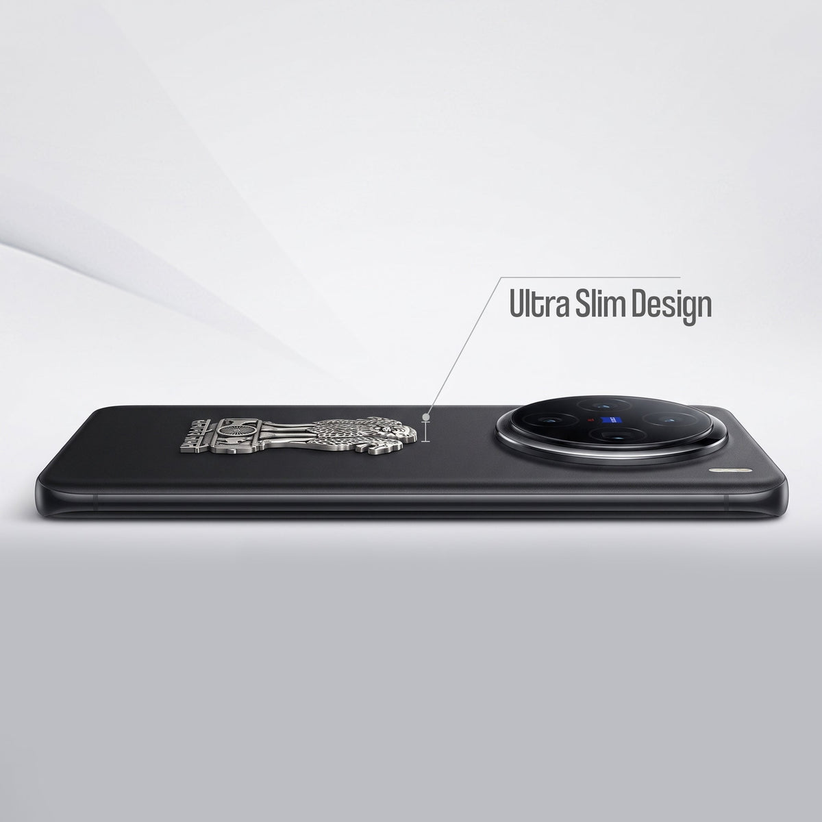 Vivo X200 5G Compatible Satyamev Jayate 3D Metal Emblem Sticker