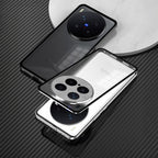 Vivo X300 Pro 5G Aluminium Metal Bumper Shield Transparent Back Case
