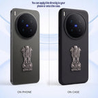 Vivo X300 Pro 5G Compatible Satyamev Jayate 3D Metal Emblem Sticker