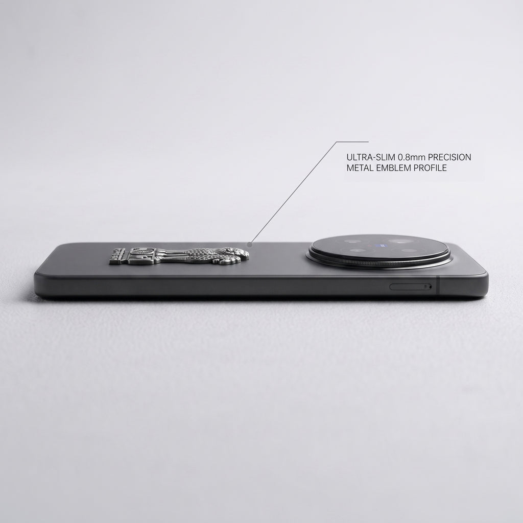 Vivo X300 Pro 5G Compatible Satyamev Jayate 3D Metal Emblem Sticker