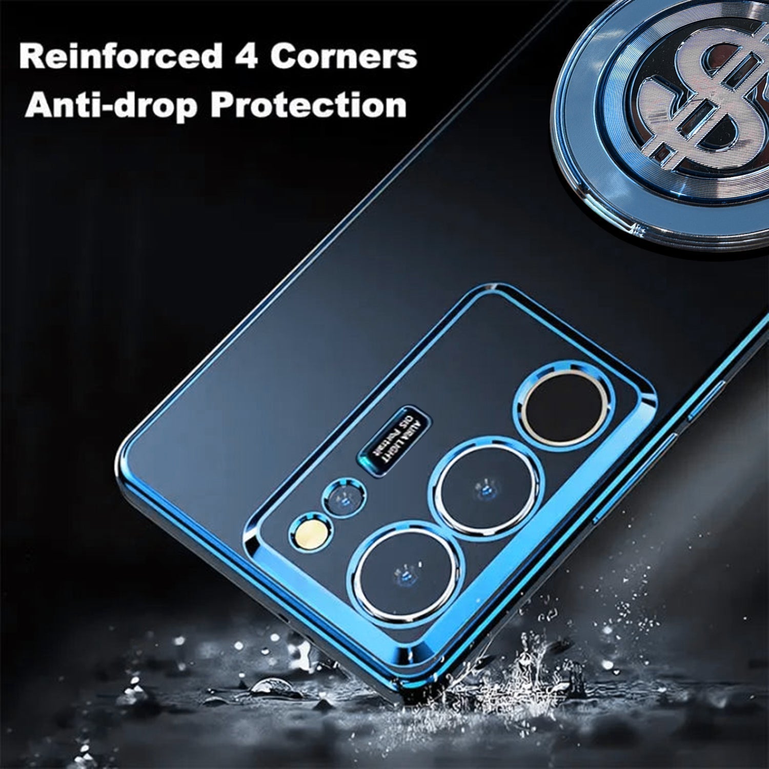 Vivo Y300 5G Electroplating Dollar Case