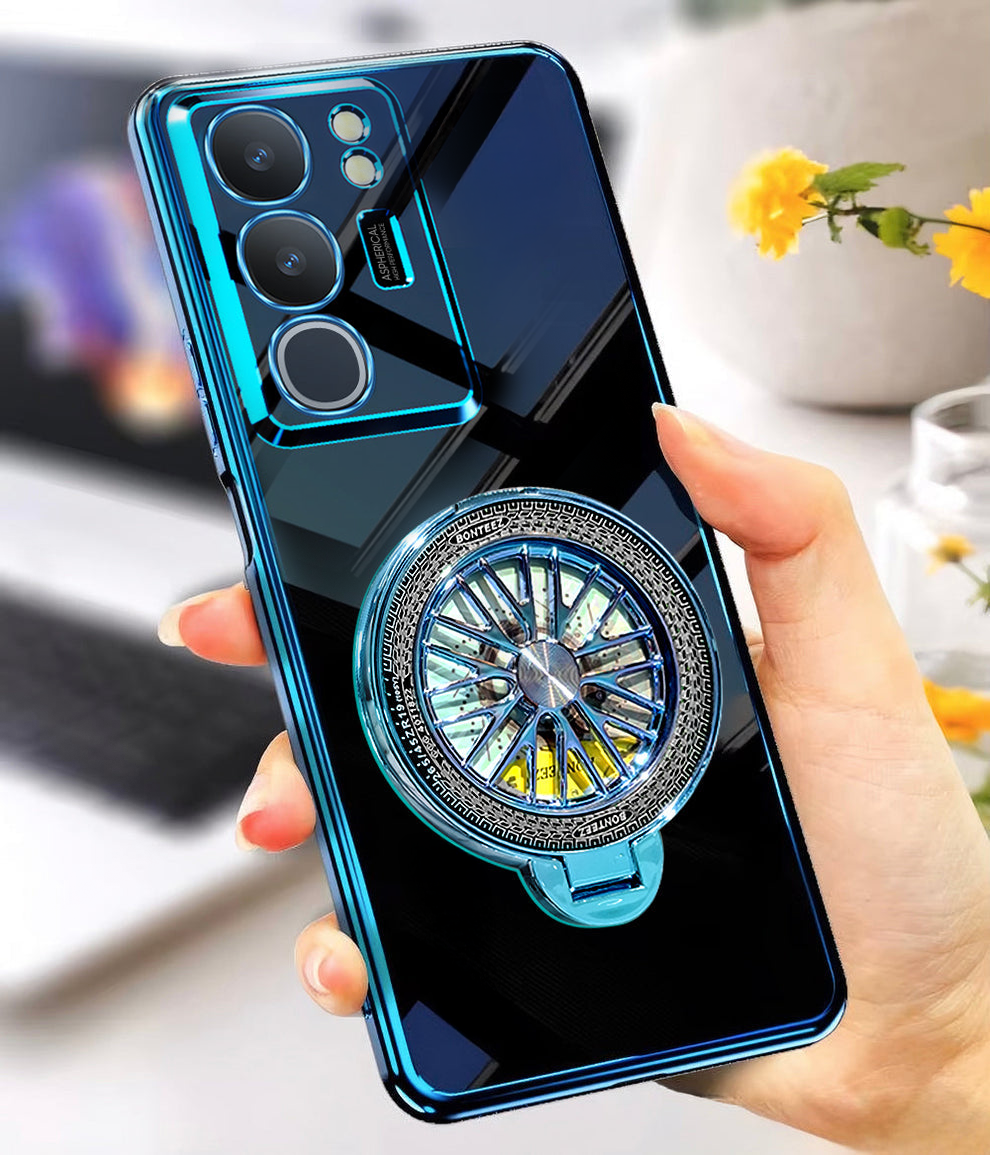 Vivo Y300 5G Ferrari Wheel Electroplating Case