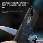 Vivo T3 Ultra 5G Skin Feel Shockproof Magnetic Phone PU Leather Case
