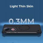 Vivo V50 5G Frameless Magnetic Wireless Charging Case — Ultra-Slim Clear MagSafe Compatible Cover