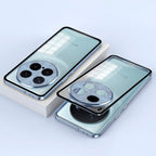 Vivo X300 Pro 5G Aluminium Metal Bumper Shield Transparent Back Case