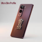 Vivo Y400 Pro 5G Compatible Satyamev Jayate 3D Metal Emblem Sticker