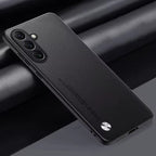 Samsung Galaxy A35 5G Soft Vegan Leather Grain Protective Back Case (Buy 1 Get 1 Surprise Cover)