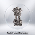 Oppo Reno 15 Pro Mini 5G Compatible Satyamev Jayate 3D Metal Emblem Sticker