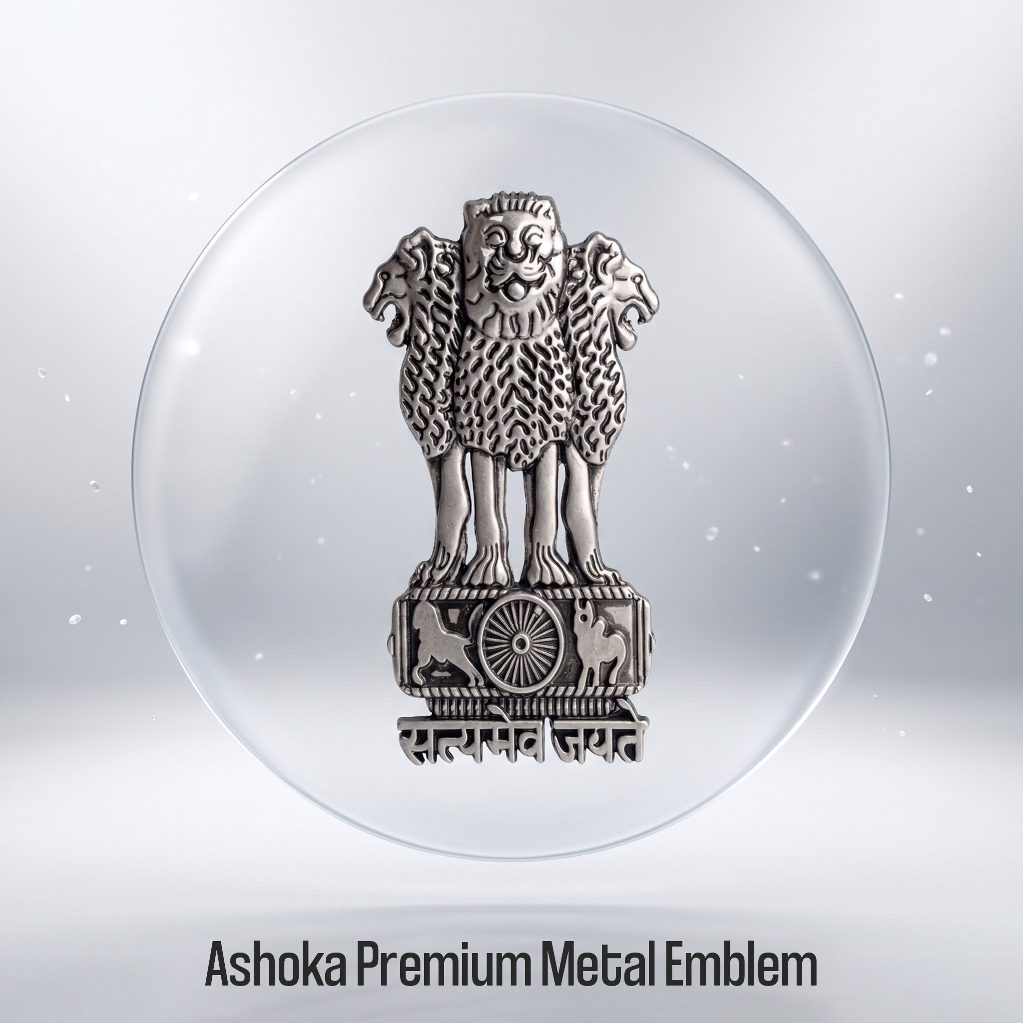 CMF Phone 1 5G Compatible Satyamev Jayate 3D Metal Emblem Sticker