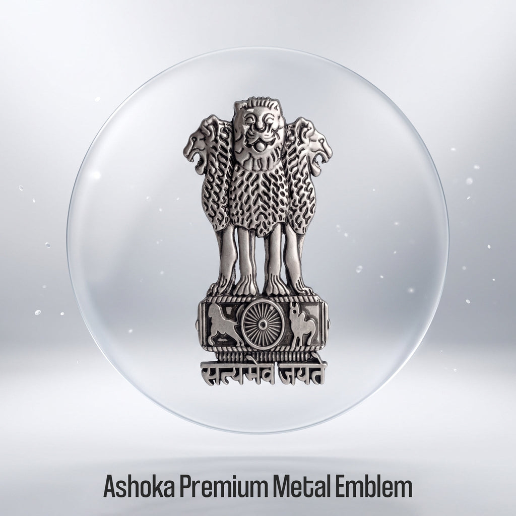 Tecno Camon 50 5G Compatible Satyamev Jayate 3D Metal Emblem Sticker
