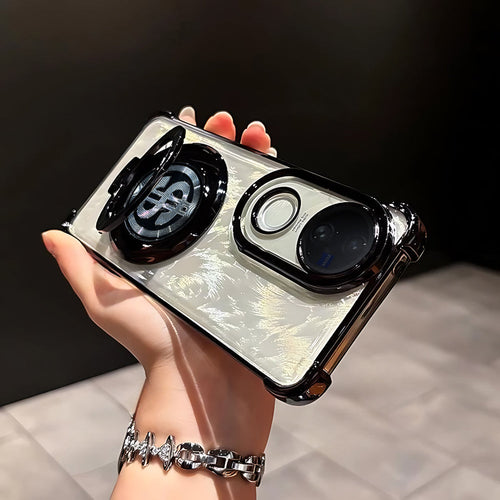 Vivo V50e 5G Four Corner Airbags 100% Original Astro Money Magnet Rotating Dollar Case