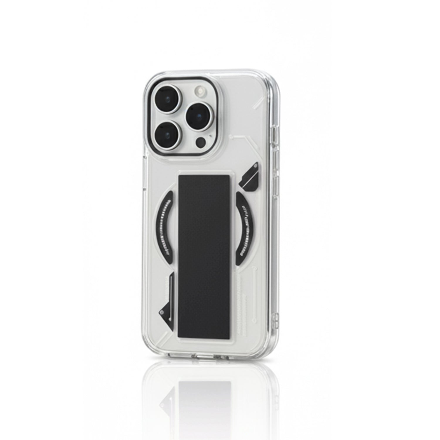 iPhone 16 Pro & 16 Pro Max Exquisite Stripe Stand Magsafe Case