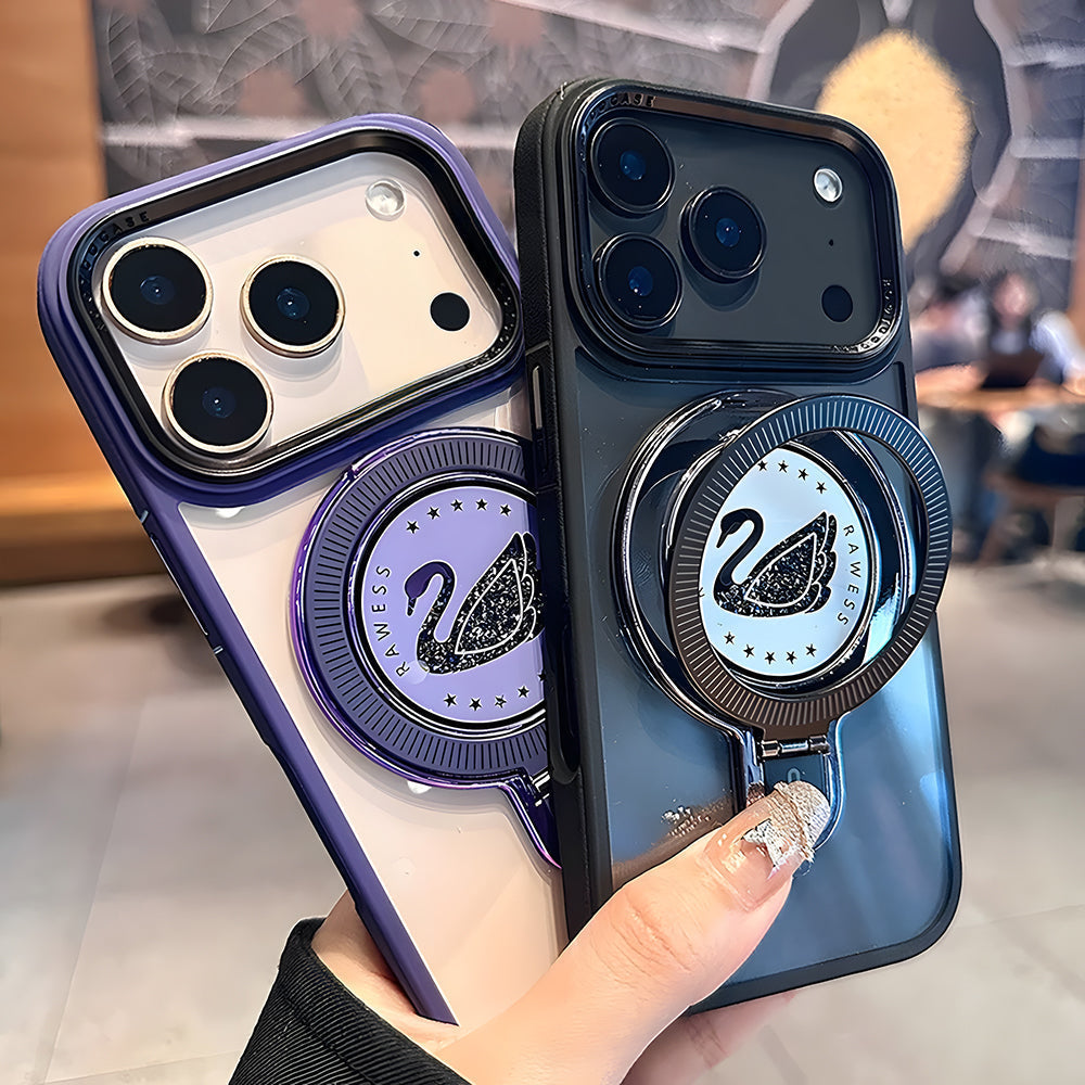 iPhone 17 Pro & 17 Pro Max Luxury Duck Ring Stand Shockproof Magnetic Magsafe Case