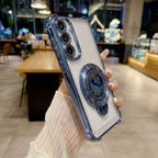 Samsung Galaxy A14 5G Premium Billion Wheel Rotating Shockproof Airbags Case