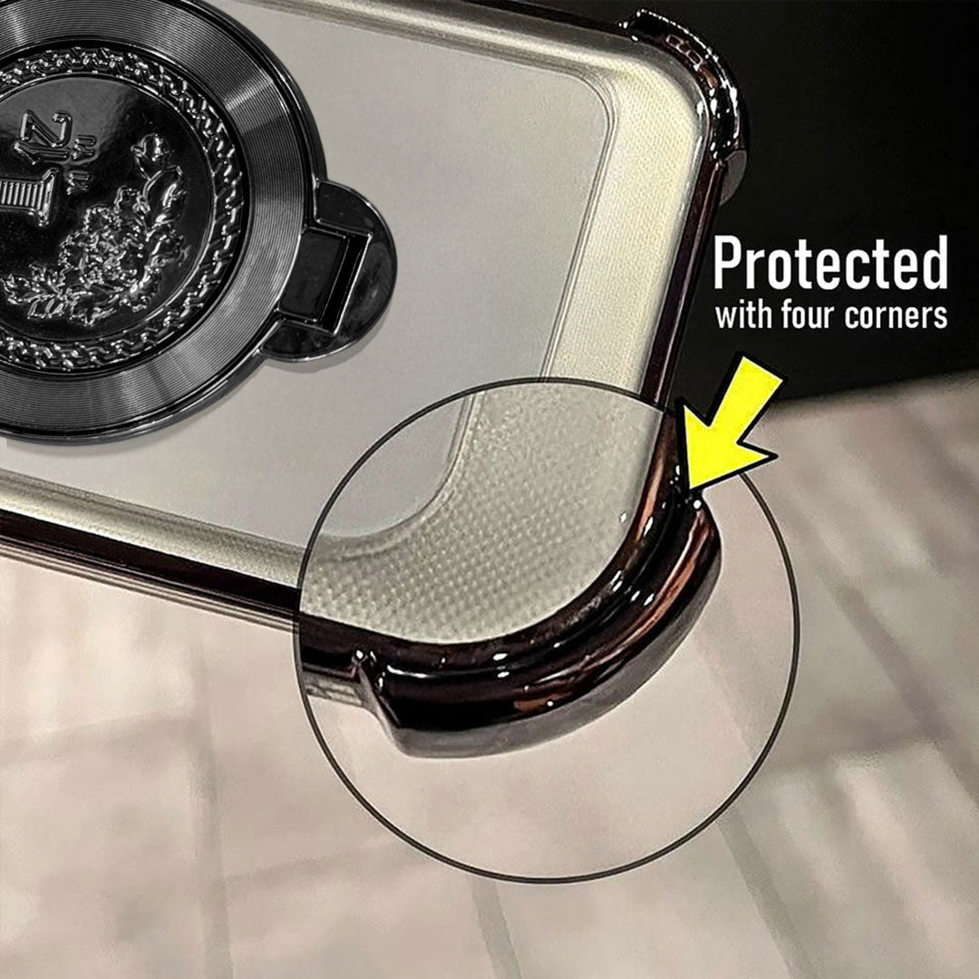 Samsung Galaxy A17 5G Premium Billion Wheel Rotating Shockproof Airbags Case