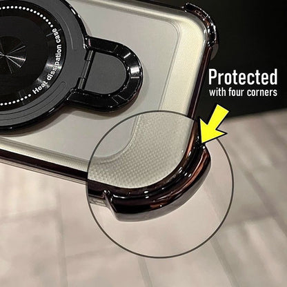 Samsung Galaxy A36 5G Luxury Four Corner Invincible Bracket Ring Stand Case