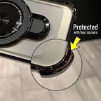 Samsung Galaxy A17 5G Luxury Four Corner Invincible Bracket Ring Stand Case