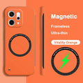 Oppo Reno14 5G Frameless Magnetic Wireless Charging Case — Ultra-Slim Clear MagSafe Compatible Cover