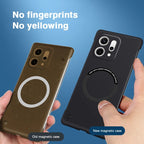 Oppo Reno14 5G Frameless Magnetic Wireless Charging Case — Ultra-Slim Clear MagSafe Compatible Cover