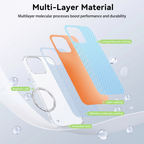 Oppo Reno15 5G Frameless Magnetic Wireless Charging Case — Ultra-Slim Clear MagSafe Compatible Cover